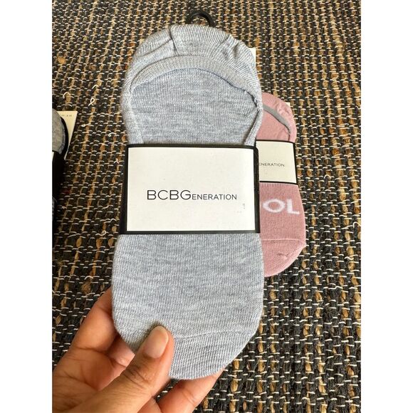 BCBGeneration Women's No Show Socks 3 Pack Multicolor One Size - Picture 5 of 5